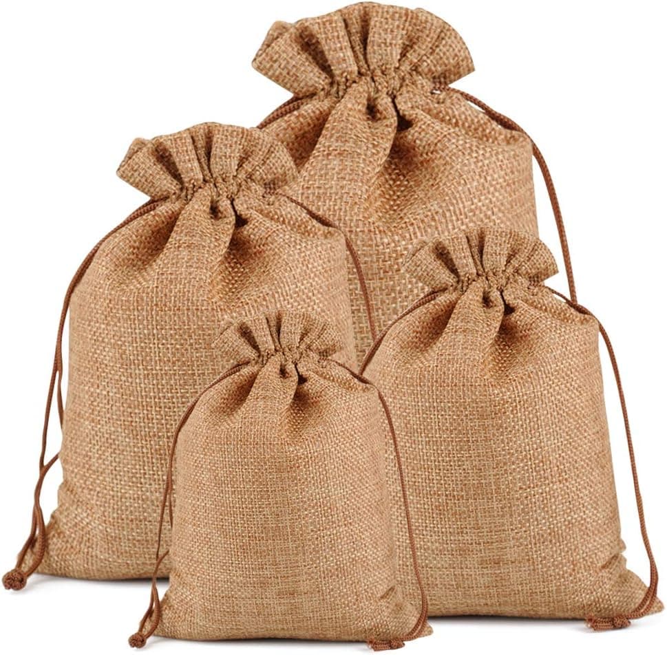 Linen Bag For Beans Cocoa 