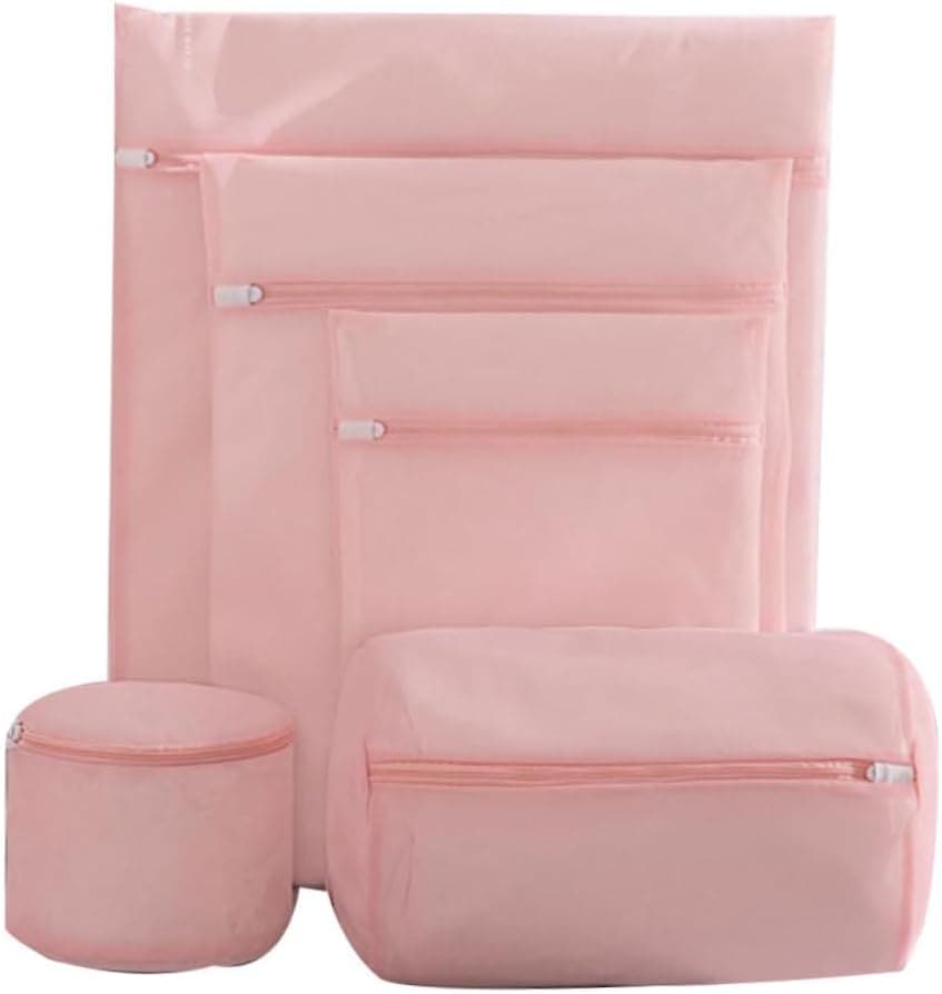 Laundry Bag Set With Pink Color