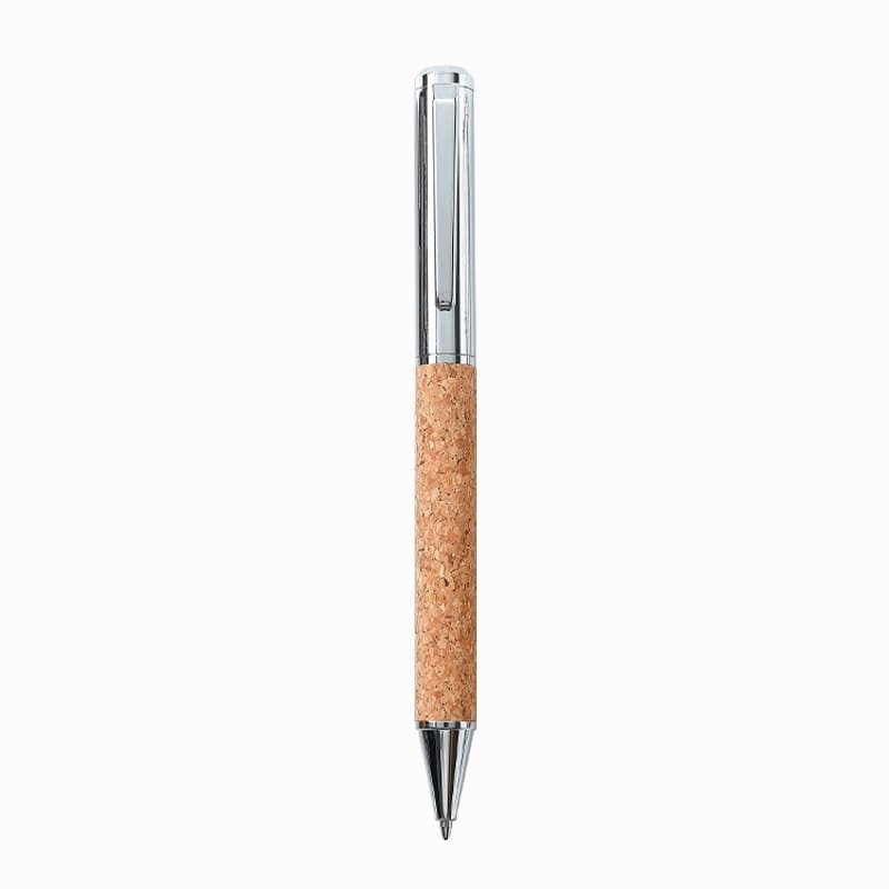 Cork Retractable Metal Pen