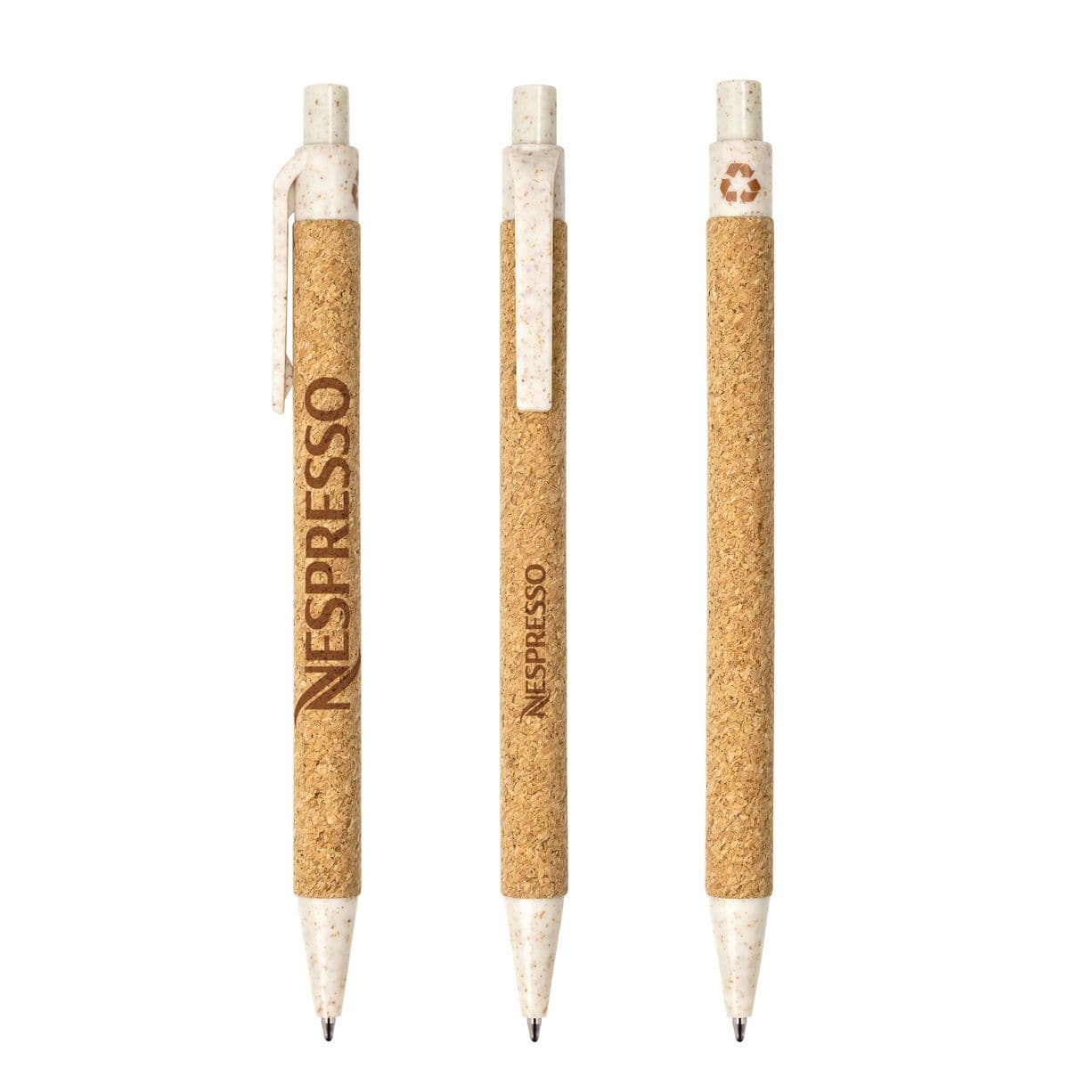 recycled wheat straw material cork pen