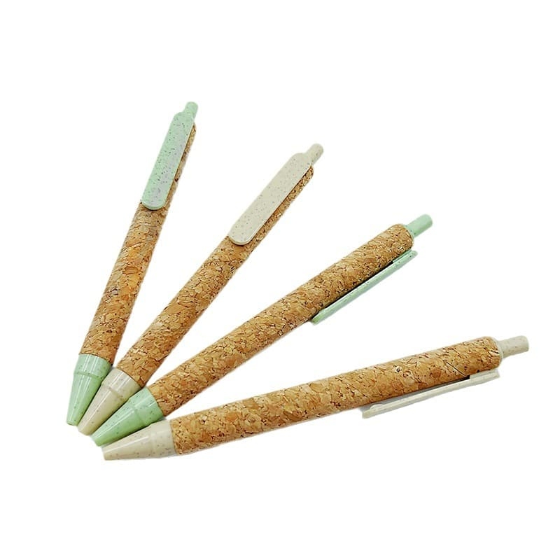  wheat straw material cork ballpoint pen