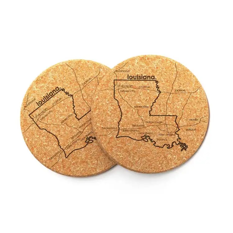 Natural Round Cork Coaster