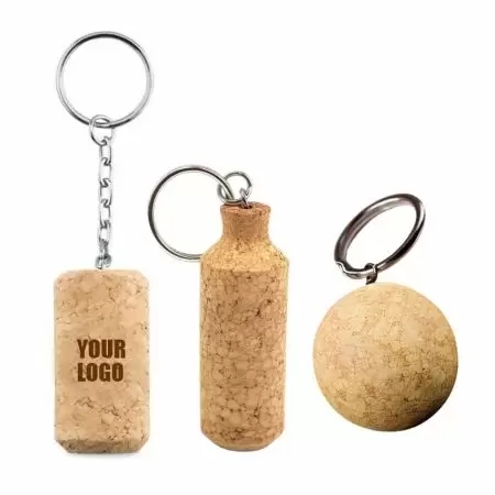 Promotional Cork Keychain