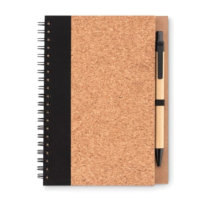 A5 Eco Spiral Cork Notebook